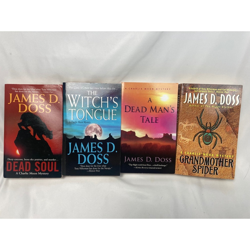 James D. Doss Charlie Moon Mystery Lot | 4 Paperback Books | Western Mystery